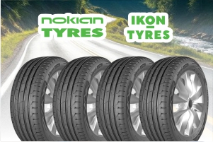 Бесплатный шиномонтаж при покупке комплекта летних шин Ikon Tyres/Nokian Tyres